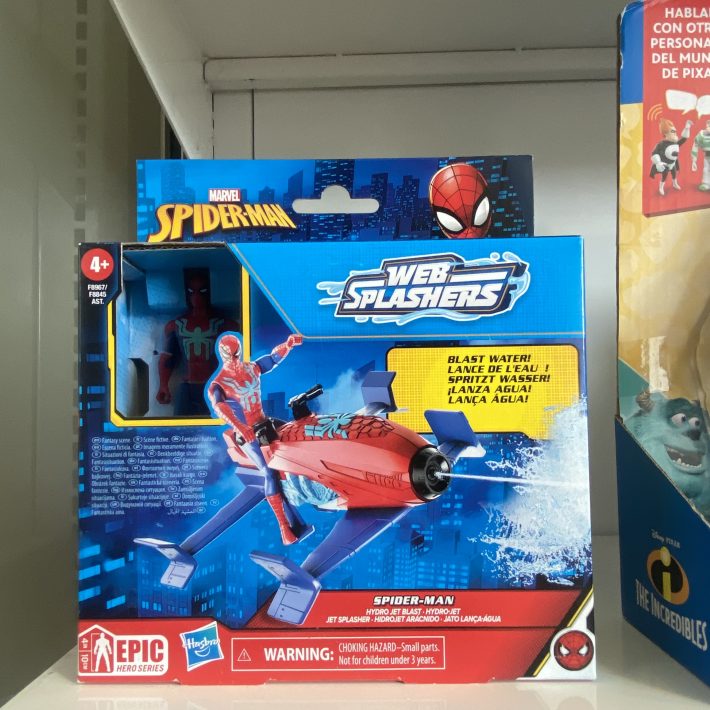 FIGURA DE ACCIÓN EPIC HERO SERIES SPIDERMAN WEB SPLASHERS MARVEL