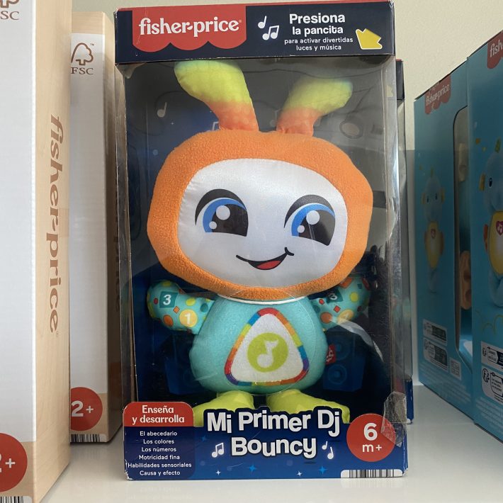 PELUCHE DIDACTICO FISHER-PRICE MI PRIMER DJ BOUNCY